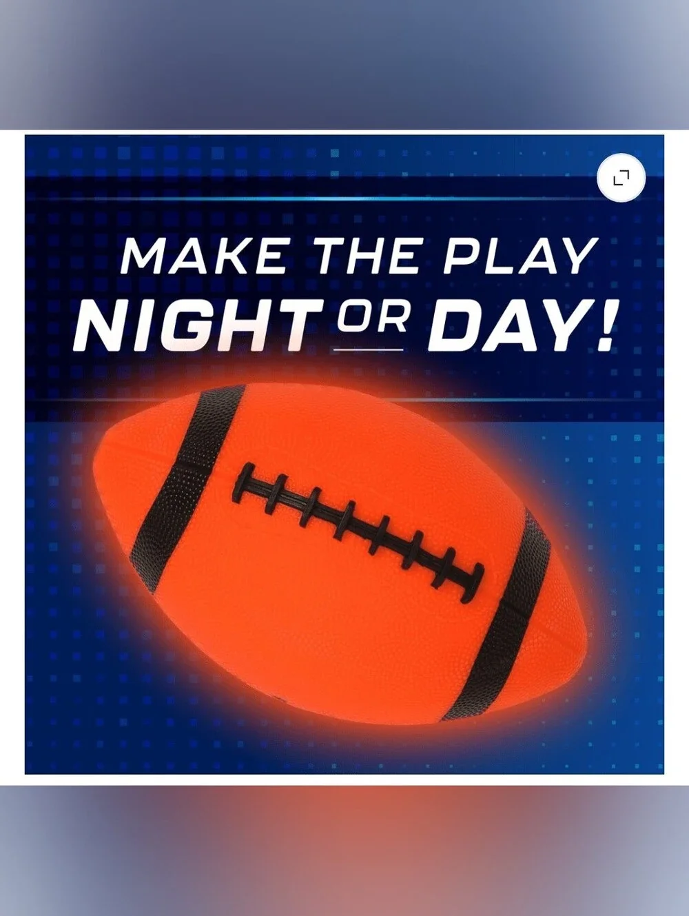 LED Flag Football, Light-Up Outdoor Sports Game, for All Ages, by MinnARK